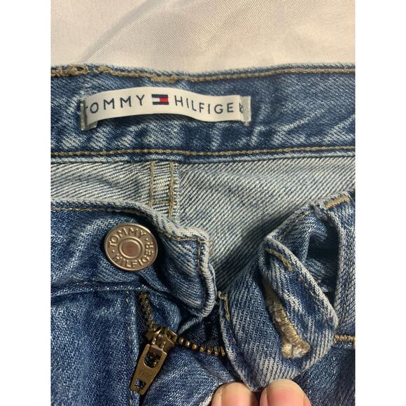 TOMMY HILFIGER Denim Blue Jeans High Waist Womens SIZE 14 Inseam 31” - Picture 3 of 7